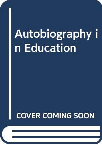 Beispielbild fr Autobiography in Education zum Verkauf von WorldofBooks
