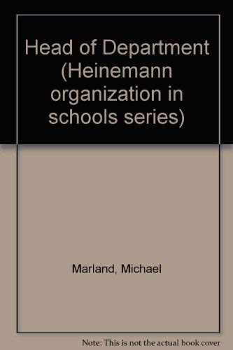 9780435805760: Head of Department (Heinemann organization in schools series)