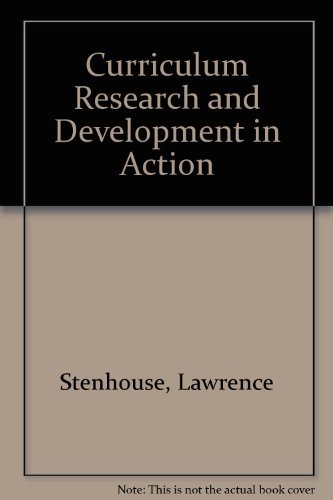 Stock image for Curriculum Research and Development in Action for sale by Better World Books Ltd