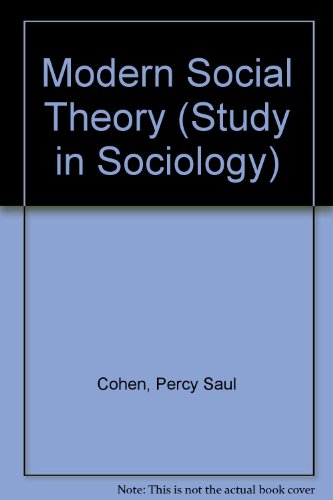 Stock image for Modern Social Theory (Study in Sociology S.) for sale by WorldofBooks