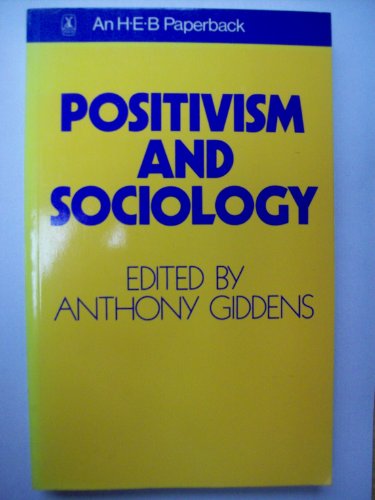 Beispielbild fr Positivism and Sociology zum Verkauf von Better World Books