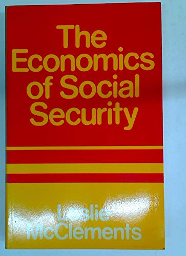 Beispielbild fr The Economics of Social Security. zum Verkauf von Plurabelle Books Ltd