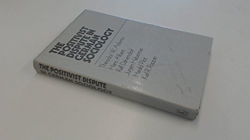 Beispielbild fr The Positivist Dispute in German Sociology zum Verkauf von Better World Books