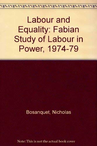 9780435831059: Labour and Equality: Fabian Study of Labour in Power, 1974-79