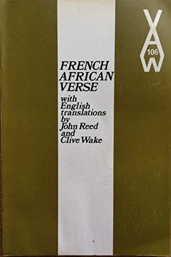 Stock image for French African Verse for sale by Better World Books