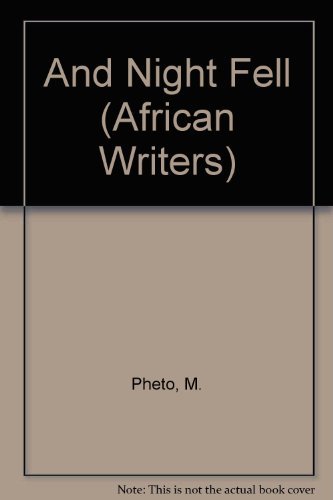 Beispielbild fr And Night Fell: Memoirs of a Political Prisoner in South Africa (African Writers Series No 258) zum Verkauf von Stony Hill Books