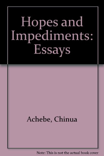 9780435910006: Hopes and Impediments: Essays