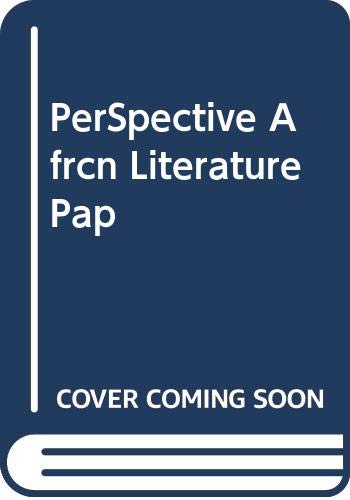 Beispielbild fr Studies in African Literature: Perspectives on African Literature zum Verkauf von Anybook.com
