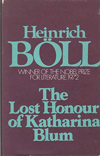 Beispielbild fr Lost Honour of Katharina Blum zum Verkauf von WorldofBooks