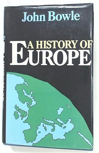 Imagen de archivo de A History of Europe: Cultural and Political Survey a la venta por WorldofBooks