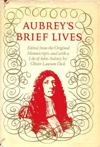 Beispielbild fr Aubrey's Brief Lives zum Verkauf von Goldstone Books