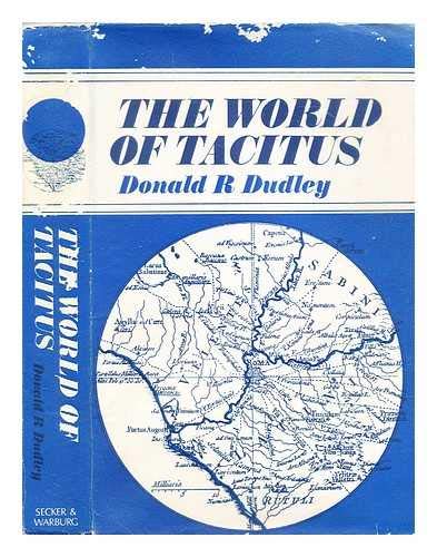 Stock image for World of Tacitus for sale by Aynam Book Disposals (ABD)