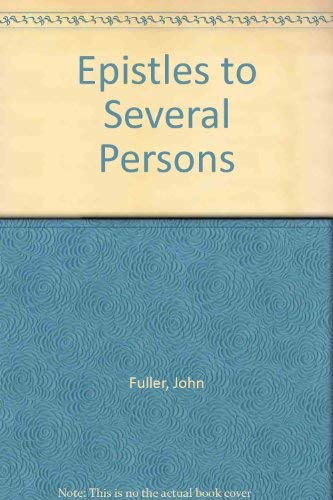 9780436168055: Epistles to Several Persons