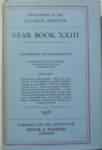 Imagen de archivo de Year Book XXIII a la venta por G. & J. CHESTERS