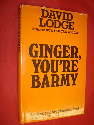 Stock image for Ginger, You're Barmy for sale by WorldofBooks