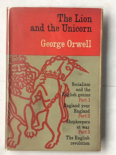 9780436350115: Lion and the Unicorn: Socialism and the English Genius