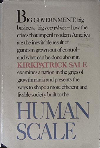 Human scale (9780436440908) by Sale, Kirkpatrick