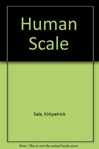 Imagen de archivo de Human Scale a la venta por Kennys Bookstore
