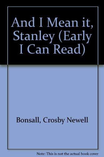 And I Mean It, Stanley (9780437905109) by BONSALL C