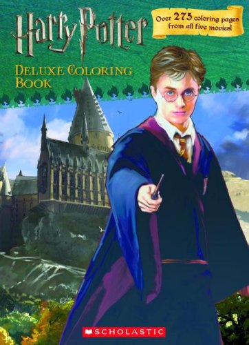 Imagen de archivo de Harry Potter Deluxe Coloring Book (Harry Potter Movie Tie-In) a la venta por GoldBooks