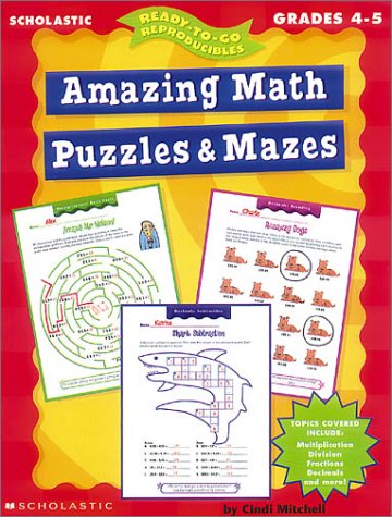 Stock image for Amazing Math Puzzles & Mazes (Grades 4-5) for sale by Gulf Coast Books