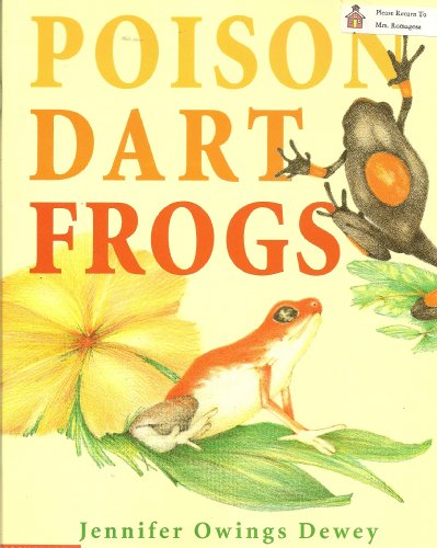 Beispielbild fr Poison dart frogs zum Verkauf von Jenson Books Inc