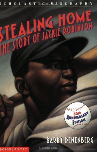 Beispielbild fr stealing home: the story of jackie robinson zum Verkauf von Wonder Book