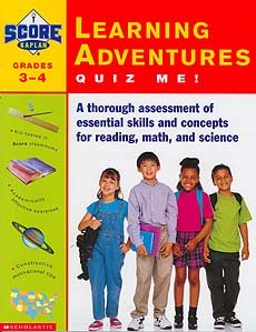 9780439071826: KAPLAN EDUCATIONAL CENTERS... Learning Adventures, QUIZ ME. Gr. 3-4:..1st Scholastic Printing March '99