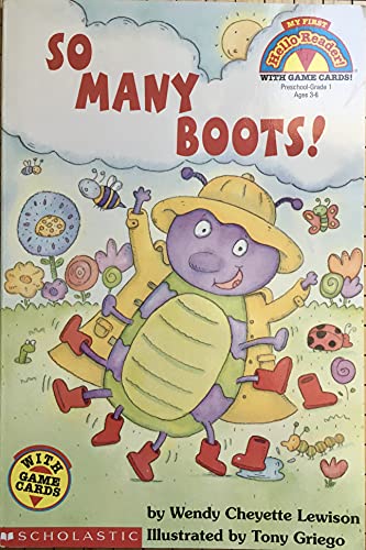 So Many Boots (My First Hello Reader) (9780439098656) by Lewison, Wendy Cheyette