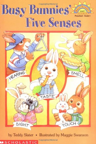 9780439099103: Busy Bunnies' Five Senses (HELLO READER SCIENCE LEVEL 1)