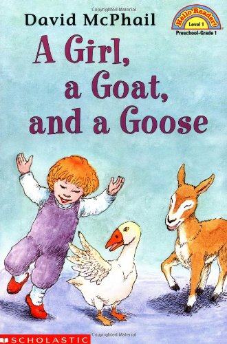 Beispielbild fr Girl, A Goat, And A Goose (level 1) (Hello Reader) zum Verkauf von Wonder Book