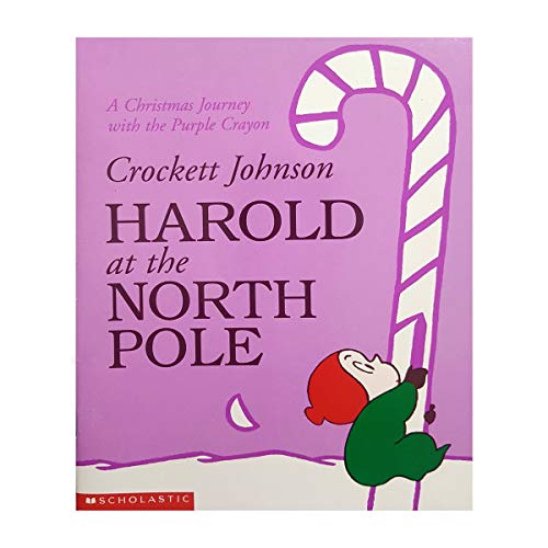 Beispielbild fr Harold at the North Pole: A Christmas journey with the purple crayon zum Verkauf von SecondSale