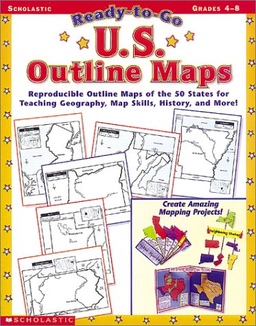 Beispielbild fr Ready-To-Go U.S. Outline Maps zum Verkauf von The Book Beast