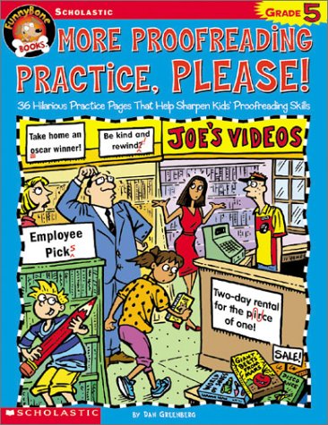 Beispielbild fr Funnybone Books: More Proofreading Practice, Please!: Grade 5 zum Verkauf von HPB Inc.