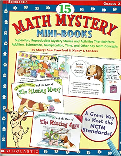 Beispielbild fr 15 Math Mystery Mini-books zum Verkauf von Half Price Books Inc.