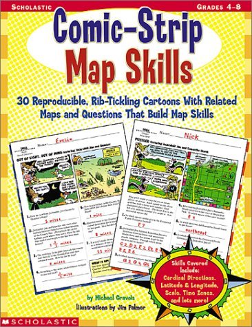 Beispielbild fr Comic-Strip Map Skills, Grades 4-8 zum Verkauf von BooksRun