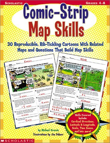 9780439215572: Comic-Strip Map Skills