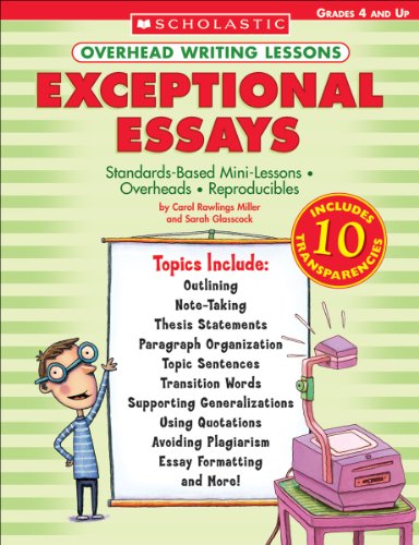 Beispielbild fr Overhead Writing Lessons: Exceptional Essays zum Verkauf von Wonder Book