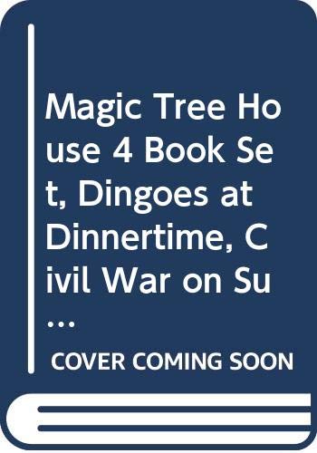 9780439227469: Magic Tree House 4 Book Set, Dingoes at Dinnertime, Civil War on Sunday, Revo...
