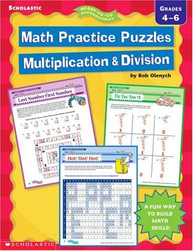 Beispielbild fr Math Practice Puzzles : Multiplication and Division zum Verkauf von Better World Books