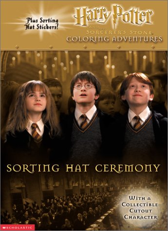 Imagen de archivo de Harry Potter Sorting Hat Ceremony Coloring/Activity Book [With Sticker Sheet] a la venta por ThriftBooks-Atlanta