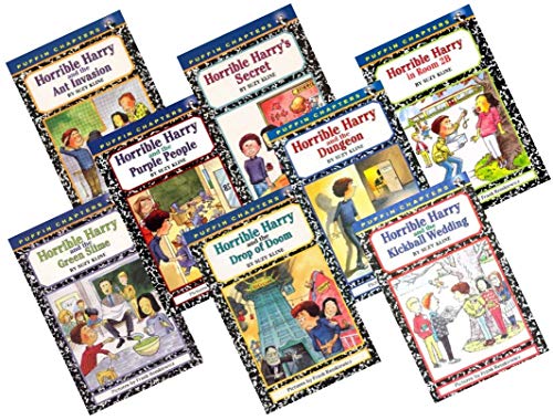 Stock image for Horrible Harry 8 Book Set Horrible Harry in Room 2b, HH and the Dungeon, Hh and the Drop of Doom, HH and the Ant Invasion, HH and the Kickball Wedding, HH and the Green Slime, HH Secret, HH and the Purple People for sale by Ergodebooks