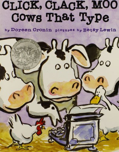Beispielbild fr Click, Clack, Moo, Cows That Type zum Verkauf von Better World Books