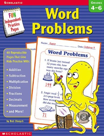 Beispielbild fr Word Problems, Grades 4-6 zum Verkauf von Wonder Book