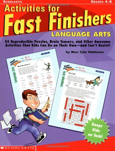 Beispielbild fr Activities for Fast Finishers : Language Arts zum Verkauf von Better World Books