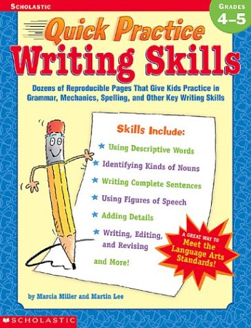 9780439370967: Quick Practice Writing Skills
