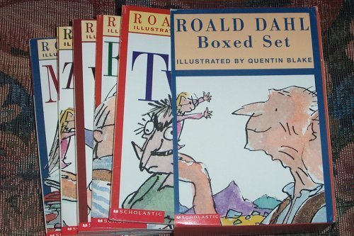 Imagen de archivo de Roald Dahl 6-Book Boxed Set: The Witches, George's Marvelous Medicine, The Twits, Esio Trot, Matilda, The BFG a la venta por R Bookmark