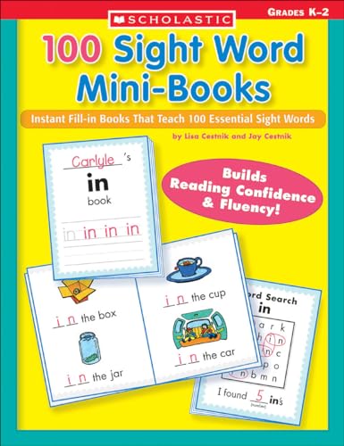 Beispielbild fr 100 Sight Word Mini-Books : Instant Fill-In Mini-Books That Teach 100 Essential Sight Words zum Verkauf von Buchpark