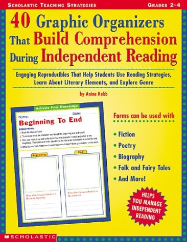 Beispielbild fr 40 Graphic Organizers That Build Comprehension During Independent Reading : Engaging Reproducibles That Help Students Use Reading Strategies, Learn about Literary Elements, and Explore Genre zum Verkauf von Better World Books
