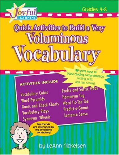 Beispielbild fr Joyful Learning: Quick Activities T O Build A Very Voluminous Vocabular zum Verkauf von Save With Sam